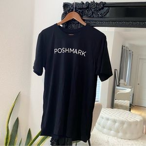 Poshmark | Men’s Black Lightweight Cotton Logo Tee